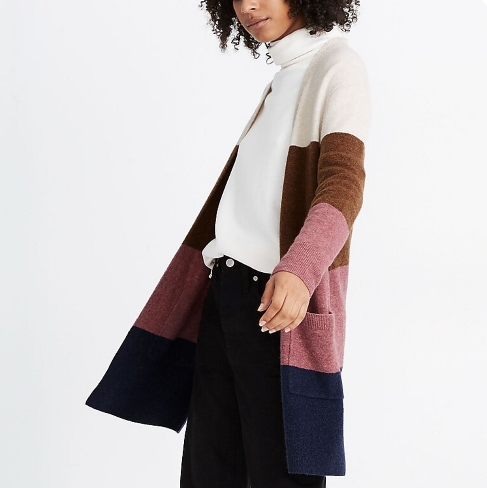 Madewell Kent Stripe Cardigan